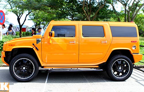 Hummer H2 màu độc xuất hiện tại Sài Gòn - 3