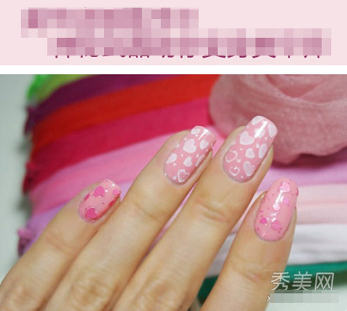 Nail tim hồng cho cuối tuần dịu ngọt - 2