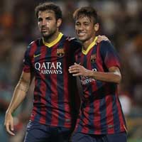 Bóng đá - Quên Messi đi, giờ số 1 là Neymar-Fabregas