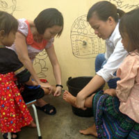 Giáo dục - du học - Trường mầm non nơi lưng chừng núi