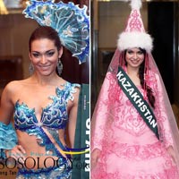 Người mẫu - Hoa hậu - Tròn mắt xem trang phục dân tộc ở Miss Earth
