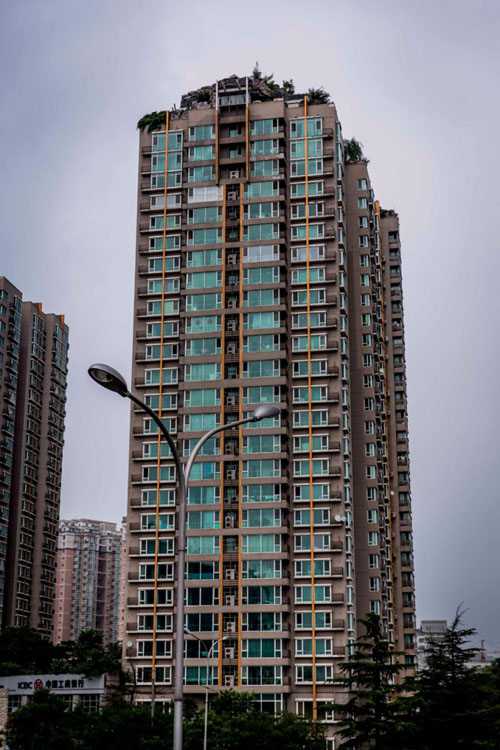 Đỉnh núi kỳ lạ trên nóc chung cư - 4