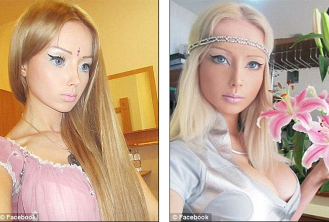 Cận cảnh khuôn mặt của Barbie trước và sau phẫu thuật
