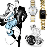 Bí quyết mặc đẹp - Chọn đồng hồ dự tiệc quyến rũ