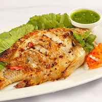 Ẩm thực - Ngon tuyệt cá nướng chấm muối ớt xanh