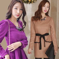 Thời trang công sở - Váy liền cho nàng có vòng 3 "lép kẹp"