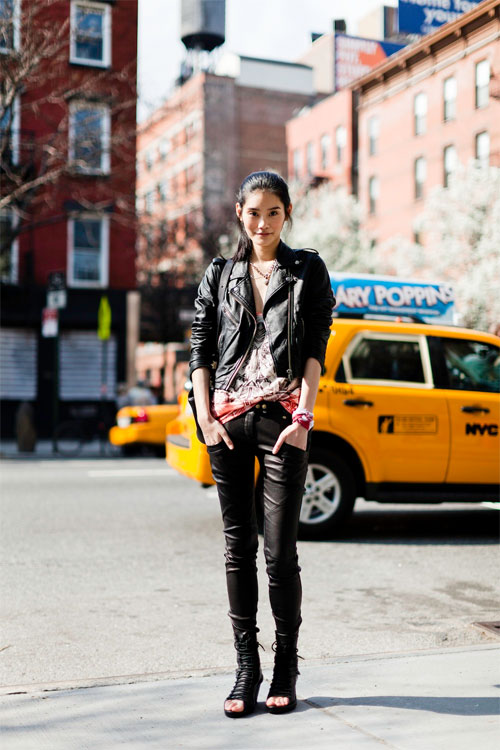 Chân dài Trung Quốc mặc đẹp trên phố Tây - 13