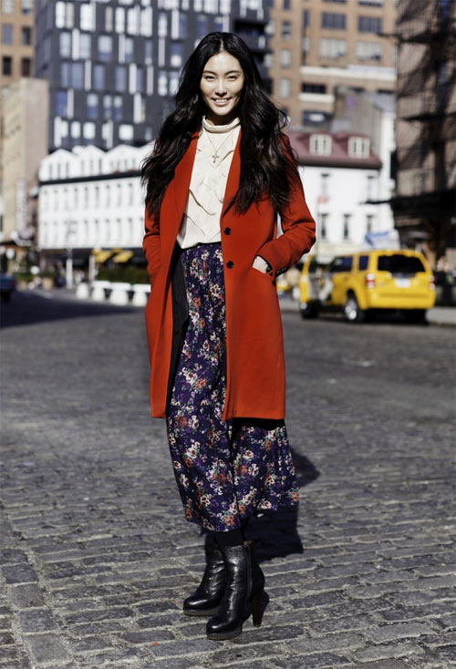 Chân dài Trung Quốc mặc đẹp trên phố Tây - 5