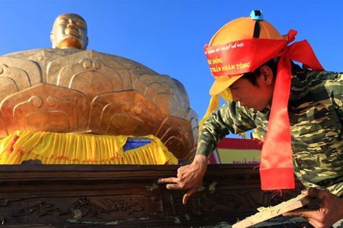 Bảo tượng 75 tỷ đồng trước giờ khánh thành - 3