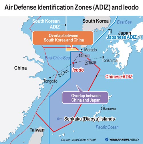 Hàn Quốc sẽ mở rộng ADIZ chống Trung Quốc - 1