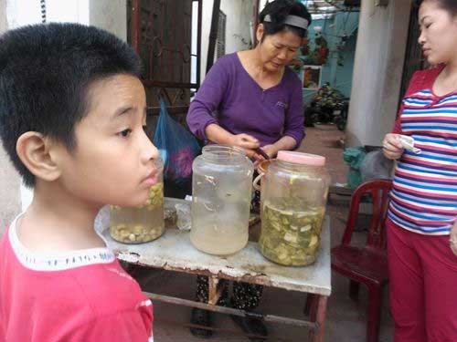 Thức ăn chín ở vỉa hè, tẩm đầy bụi đường - 3