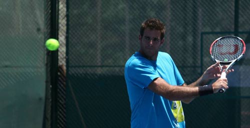 HOT: Del Potro miệt mài “luyện công” - 3