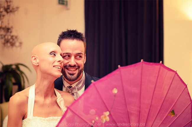 Đám cưới của cô dâu Francesca và chú rể Fabio  diễn ra vào ngày 2/9/2012
