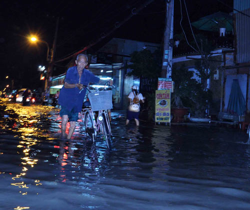 Người Sài Gòn vật lộn với triều cường lịch sử - 4