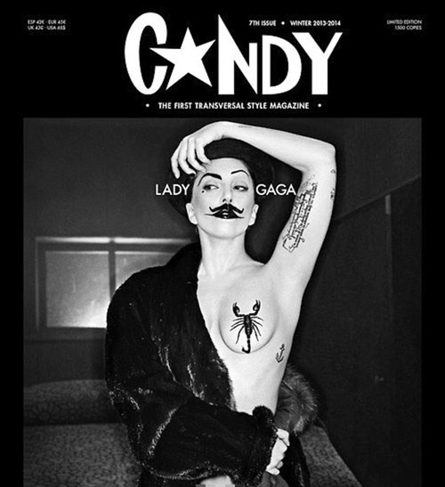 Lady Gaga nổi loạn khoe "điểm nhạy cảm" - 1
