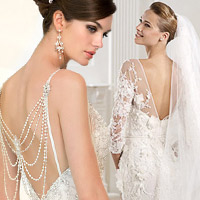 Bí quyết mặc đẹp - Quyến rũ tuyệt vời với váy cưới khoe lưng