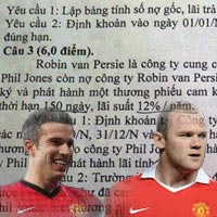 Giáo dục - du học - Dàn danh thủ "đi buôn" trong đề thi học kỳ