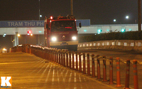 Diễn tập PCCC, cứu hộ tại hầm vượt sông Sài Gòn - 2