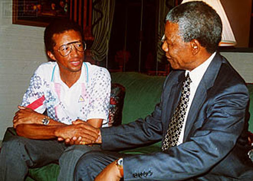 Giới tennis tưởng niệm Nelson Mandela - 1