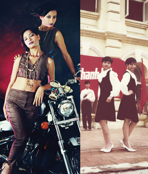 Ảnh thơ bé của cặp mẫu song sinh Hằng - Hạnh - 3