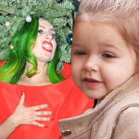 Con gái Beckham là fan ruột của Lady Gaga