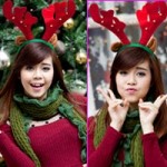 Bạn trẻ - Cuộc sống - Á khôi Imiss Thăng Long xinh tươi đón noel