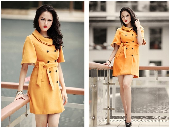 Măng tô sắc màu đang ngập showbiz Việt - 10