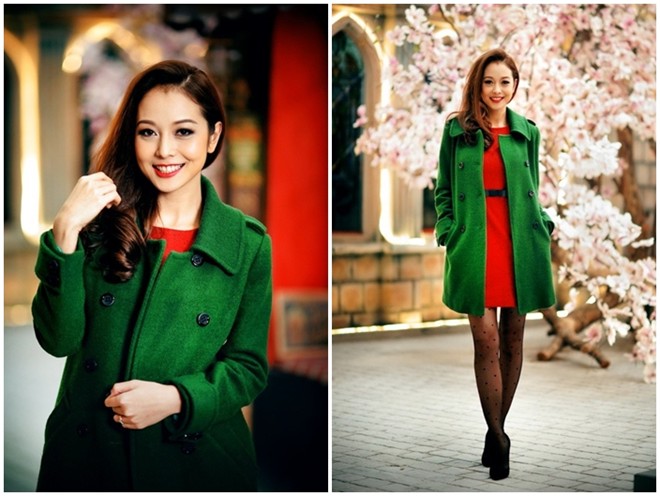 Măng tô sắc màu đang ngập showbiz Việt - 2