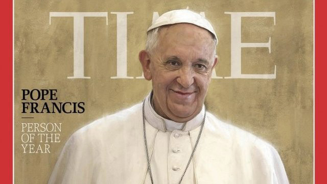 Giáo hoàng Francis được chọn là nhân vật của năm - 1