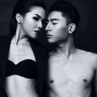 Người mẫu - Hoa hậu - Hà Thu táo bạo với nội y ngày đông