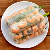 Ẩm thực - Gỏi cuốn tôm thịt tươi ngon