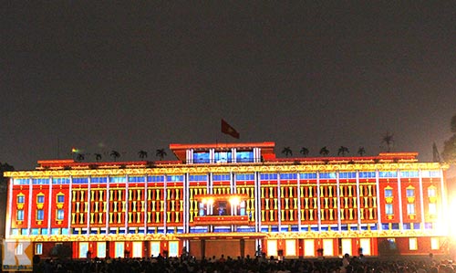 Độc đáo ánh sáng 3D tại Dinh Thống Nhất - 6