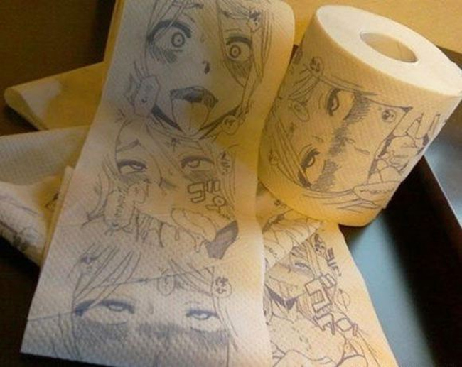 Đến giấy vệ sinh cũng được trang trí lạ mắt
