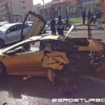 Ô tô - Xe máy - Lamborghini Murcielago gặp nạn vỡ vụn