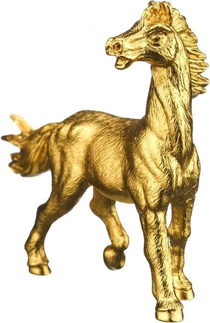 Ngựa dát vàng giá bạc triệu "sốt" trước Tết - 2