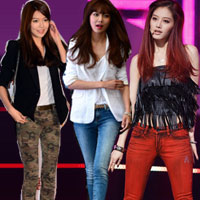 Thời trang công sở - Sao Hàn mặc jeans khoe "chân kiếm Nhật"