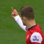 Bóng đá - Giơ ngón tay thối, Wilshere lĩnh án