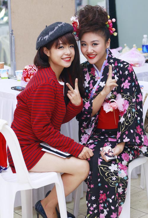 Văn Mai Hương diện kimono lạ mắt - 7