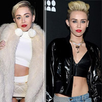 Bí quyết mặc đẹp - "Soi" Miley Cyrus diện crop top ngày đông