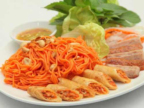 Mặc "áo mới" cho bún phở bằng rau, củ, quả - 4