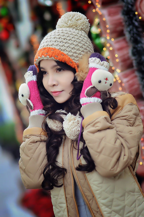 Hậu khoe 6 tỷ, Ngọc Bích giản dị đón Noel - 9