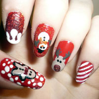Bí quyết làm đẹp - Nail xinh cho mùa Giáng sinh an lành