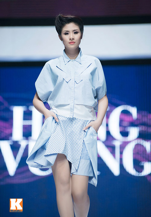 Hoàng Yến, Ngọc Hân đọ dáng trên sàn catwalk - 5