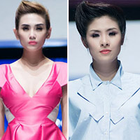Xu hướng thời trang - Hoàng Yến, Ngọc Hân đọ dáng trên sàn catwalk