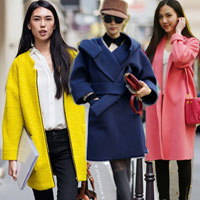 Xu hướng thời trang - Áo khoác dạ xinh đẹp trên phố Hong Kong