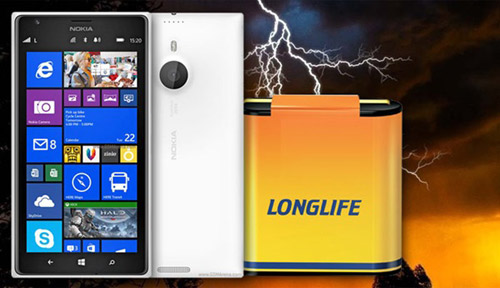 Nokia Lumia 1520 khoe pin cực “trâu” - 1