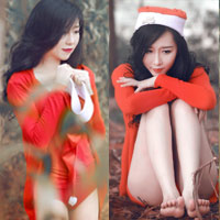 Bạn trẻ - Cuộc sống - Nu Phạm hóa nàng noel gợi cảm