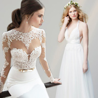 Bí quyết mặc đẹp - Váy cưới dành riêng cho cô dâu nóng bỏng