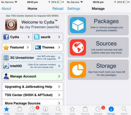 Ứng dụng Cydia cho iOS jailbreak có bản cập nhật - 1