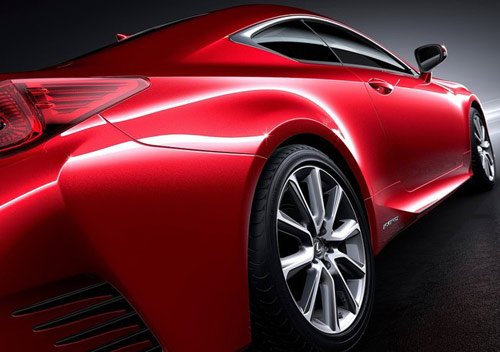 Lexus rc coupe thêm màu đỏ tươi